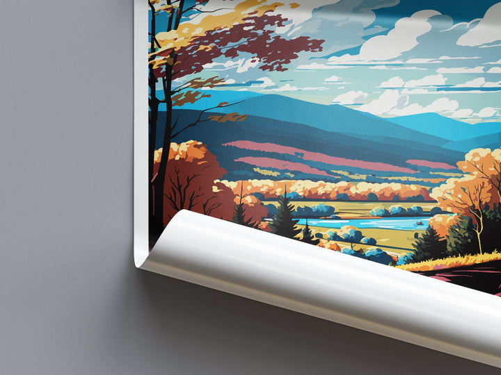 The Catskills Travel Print Wall Art The Catskills Wall Hanging Home Décor The Catskills Gift Art Lovers New York State Art Gift Lover Print