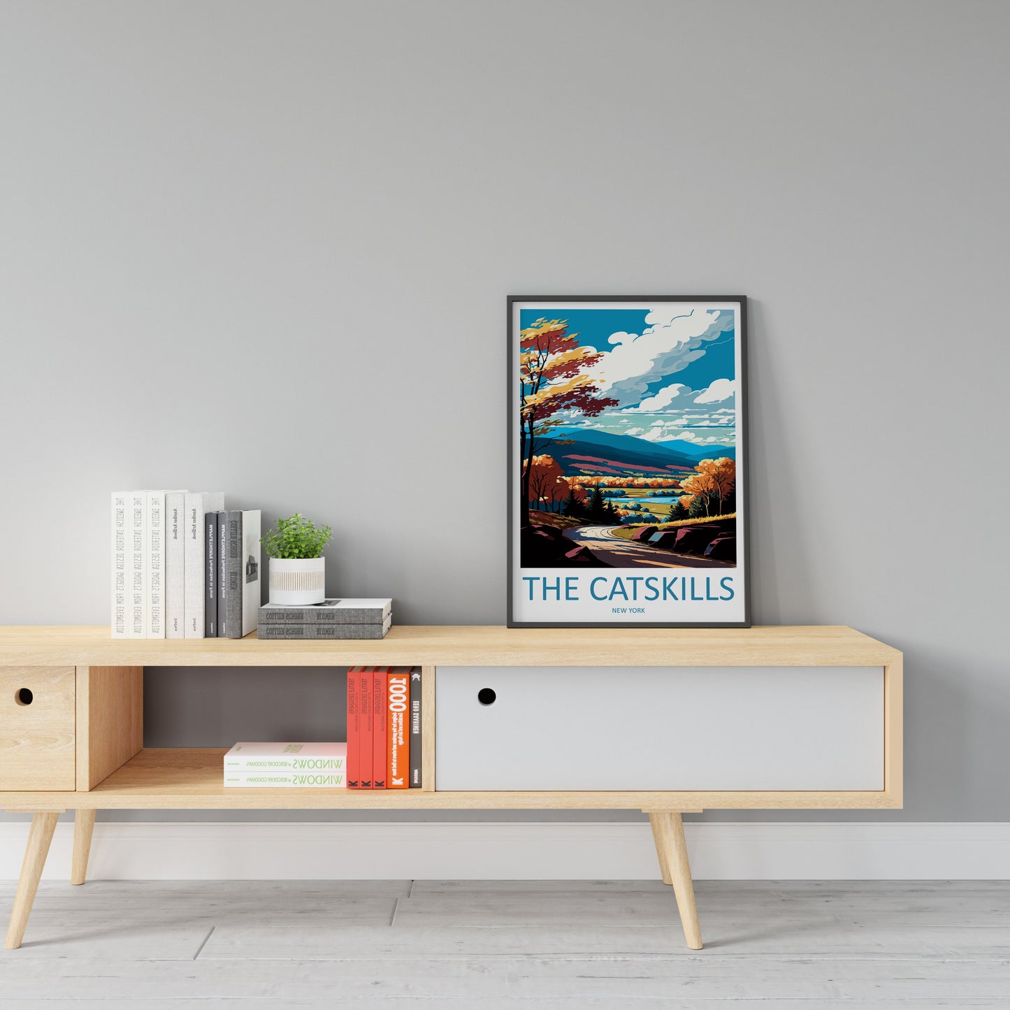 The Catskills Travel Print Wall Art The Catskills Wall Hanging Home Décor The Catskills Gift Art Lovers New York State Art Gift Lover Print