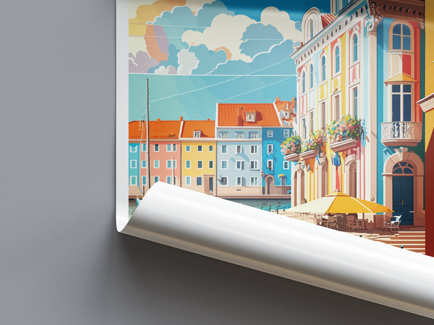 Aveiro Travel Print Wall Art Aveiro Wall Hanging Home Décor Aveiro Gift Art Lovers Portugal Art Lover Gift Aveiro Wall Décor Print