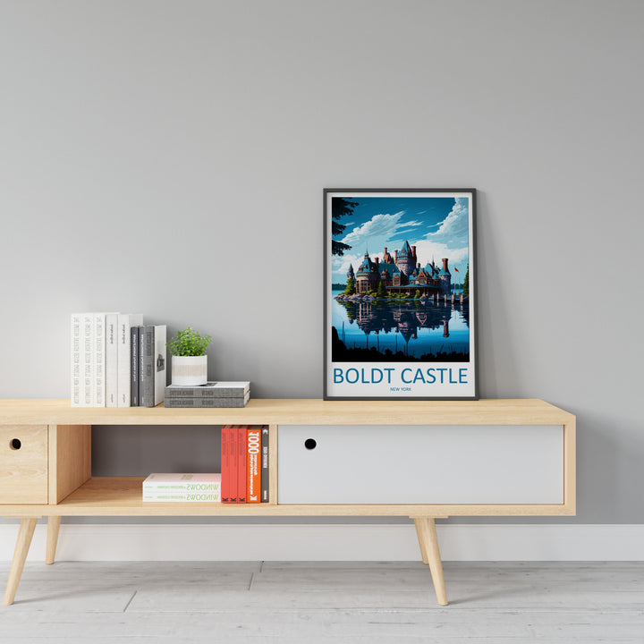 Boldt Castle Travel Print Wall Art Boldt Castle Wall Hanging Home Décor Boldt Castle Gift Art Lovers New York State Art Gift Lover Print