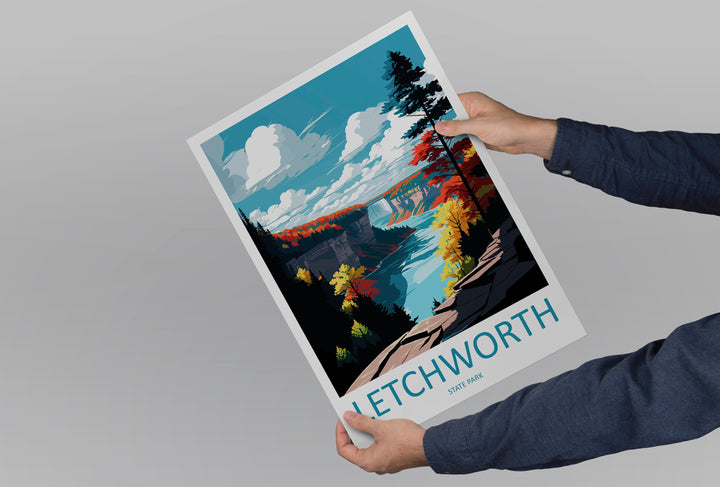 Letchworth State Park Travel Print Wall Art Letchworth Wall Hanging Home Décor Letchworth Gift Art Lovers New York State Art Gift Lover