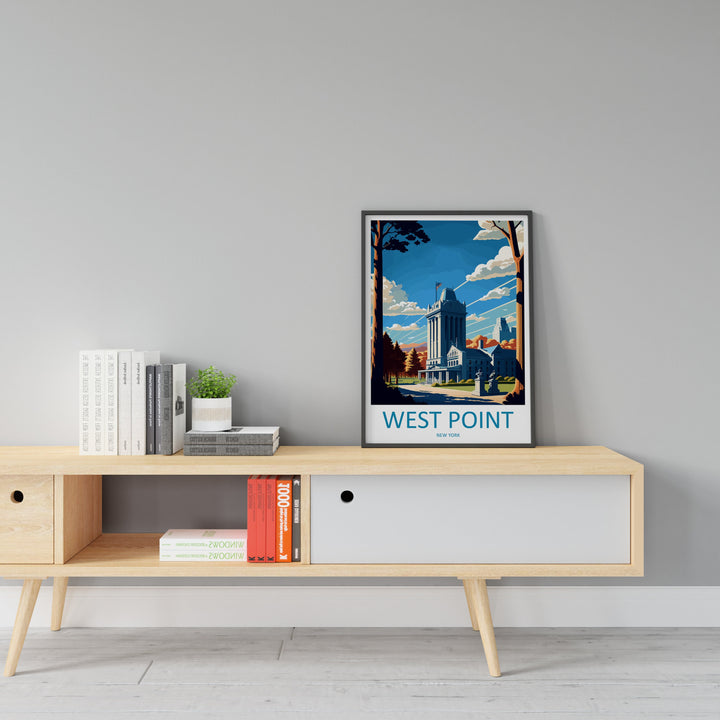 West Point Travel Print Wall Art West Point Wall Hanging Home Décor West Point Gift Art Lovers New York State Art Gift Poster