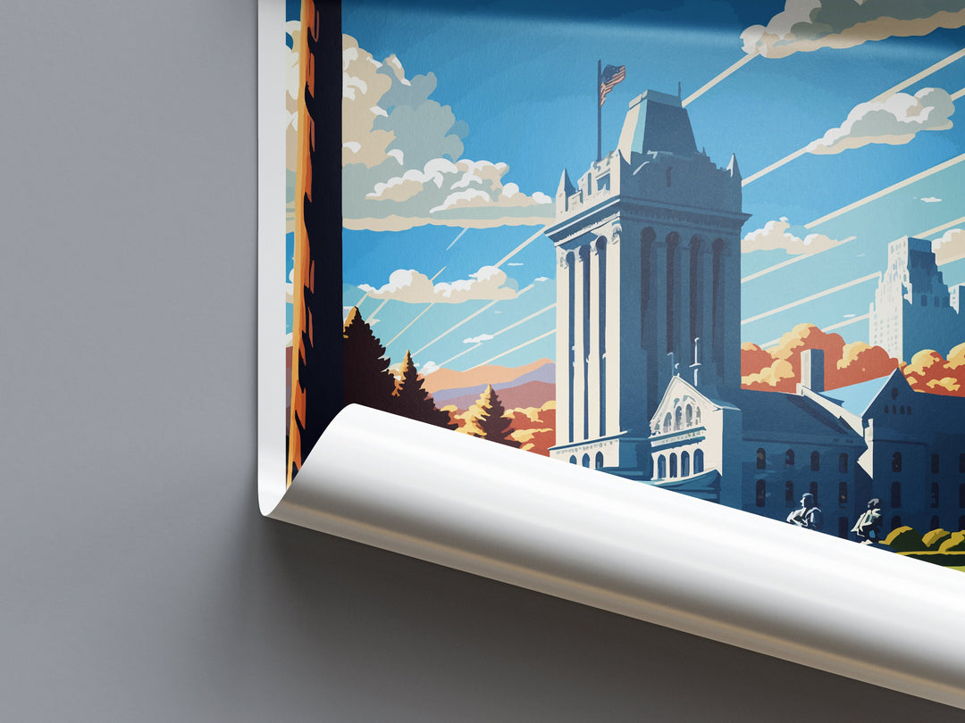 West Point Travel Print Wall Art West Point Wall Hanging Home Décor West Point Gift Art Lovers New York State Art Gift Poster