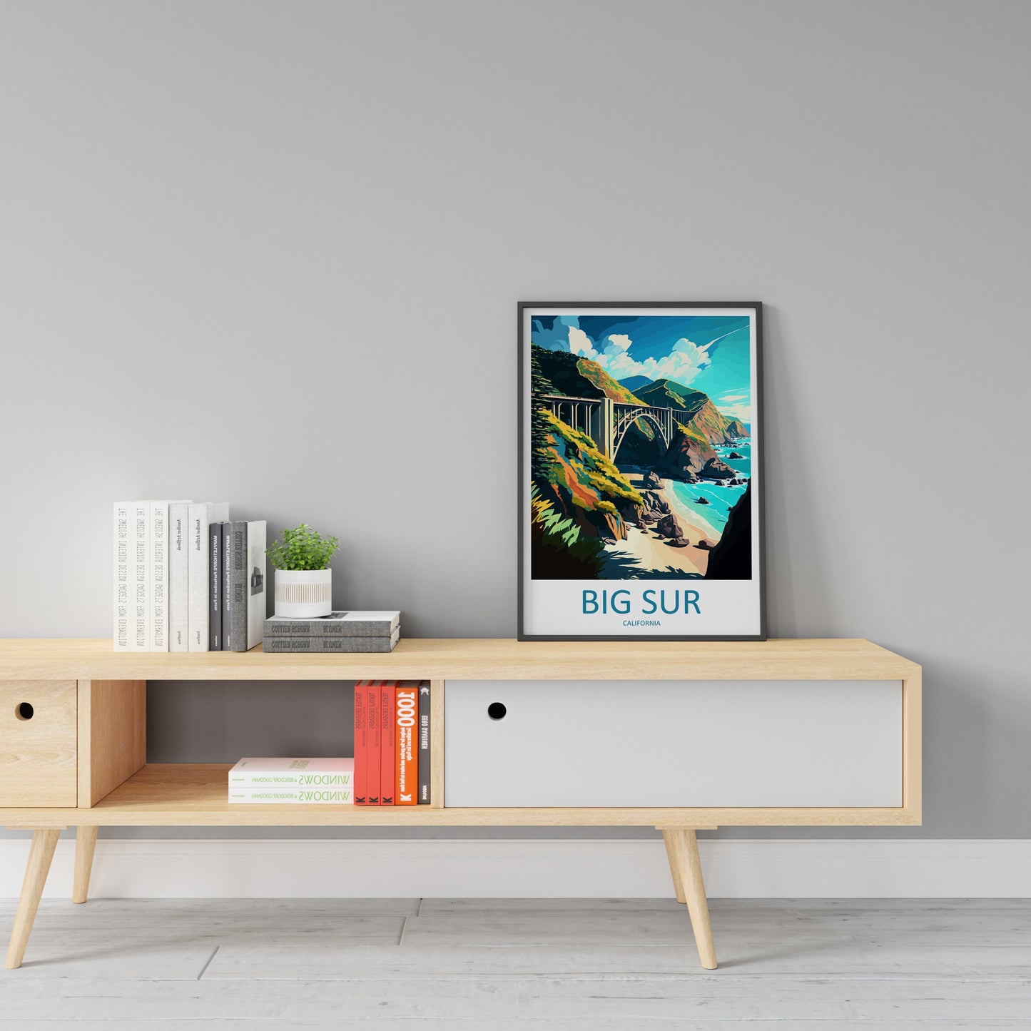 Big Sur National Park Travel Print Wall Art Big Sur Wall Hanging Home Décor Big Sur Gift Art Lovers California Lover Gift Big Sur Poster