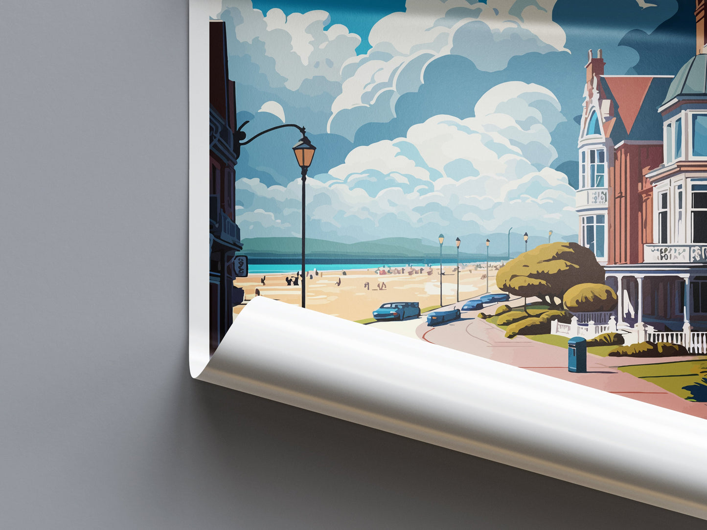 Bexhill-On-Sea Travel Print Wall Art Bexhill-On-Sea Wall Hanging Home Décor Bexhill-On-Sea Gift Art Lovers England Art Lover Gift Print