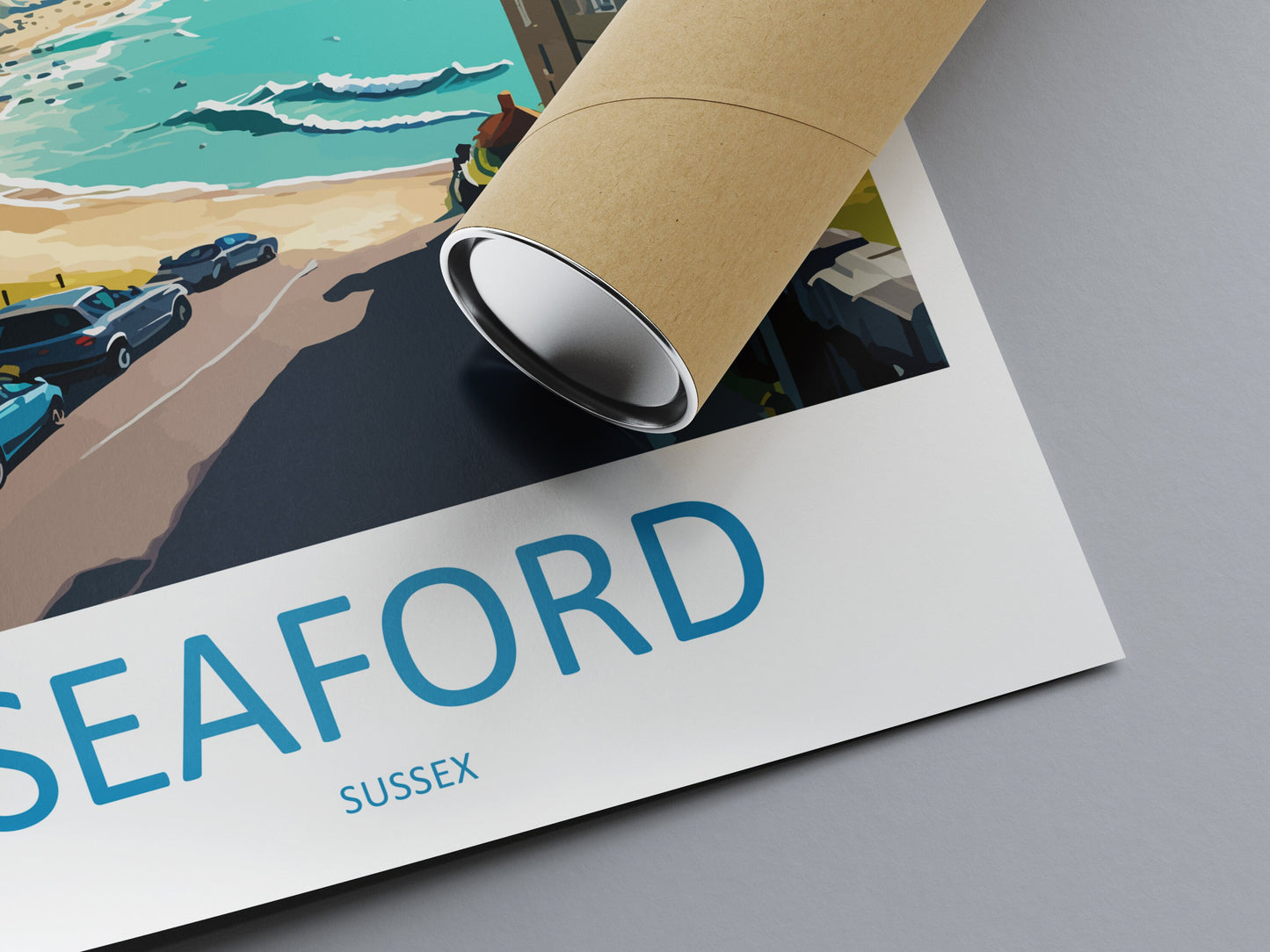 Seaford Travel Print Wall Art Seaford Wall Hanging Home Décor Seaford Gift Art Lovers England Art Lover Gift Print Sussex Travel Print