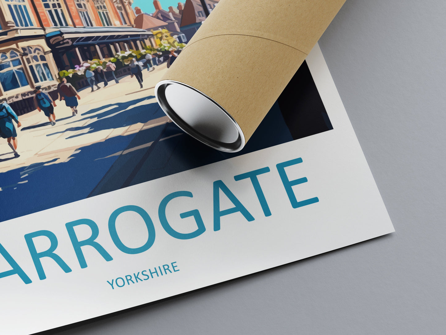 Harrogate Travel Print Wall Art Harrogate Wall Hanging Home Décor Harrogate Gift Art Lovers England Art Lover Gift Print