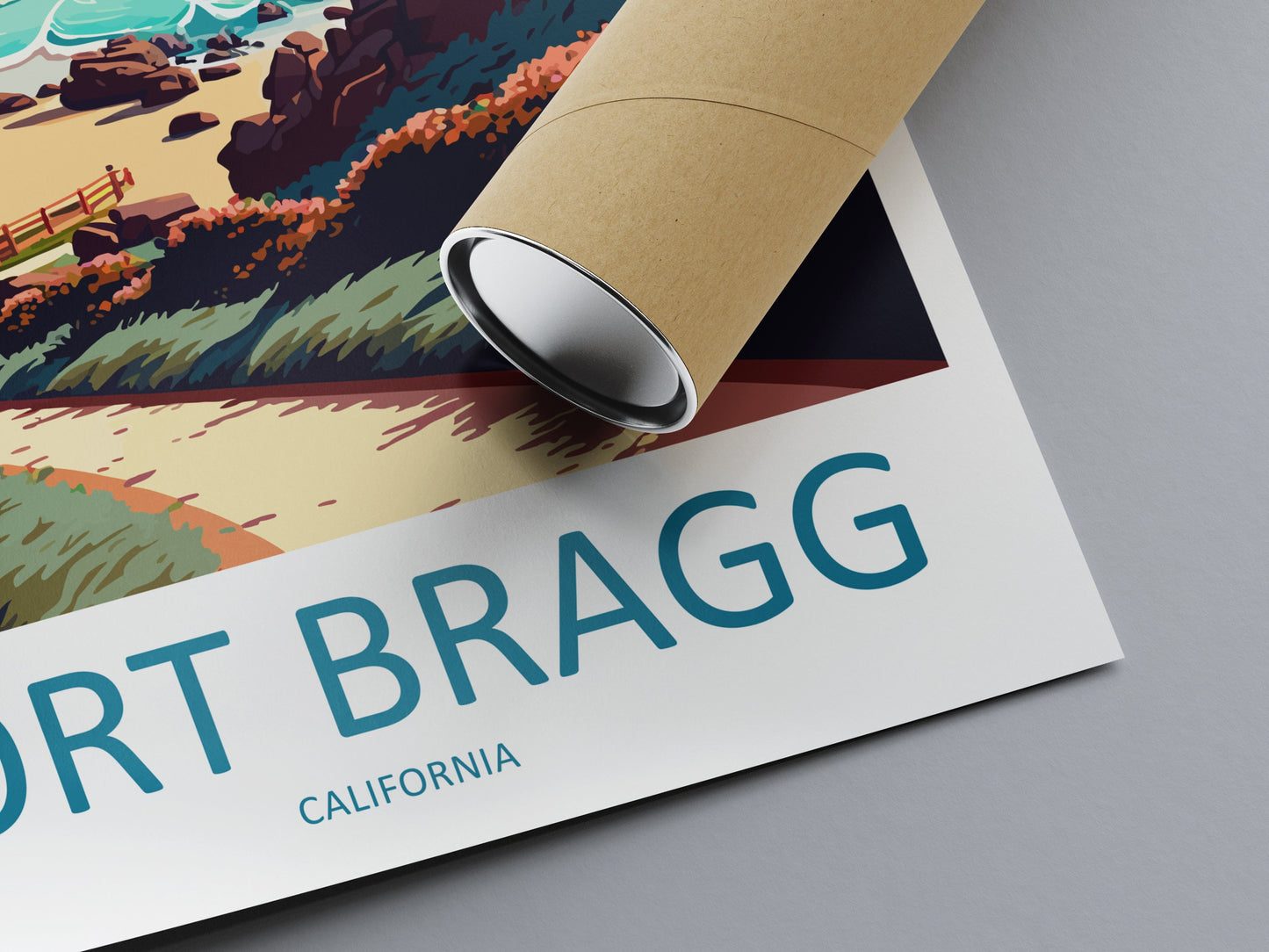 Fort Bragg Travel Print Wall Art Fort Bragg Wall Hanging Home Décor Fort Bragg Gift Art Lovers California Art Lover Gift Fort Bragg
