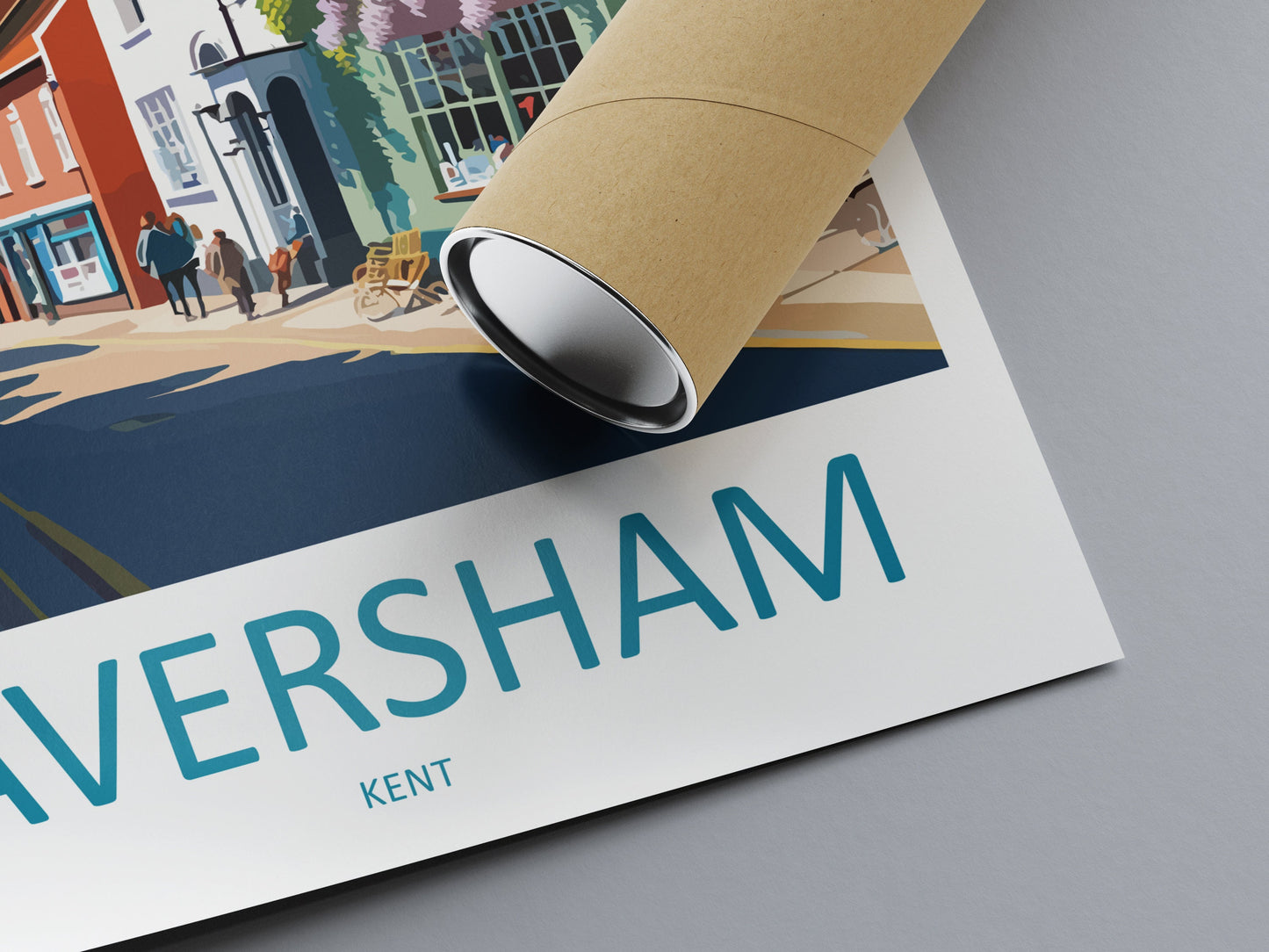 Faversham Travel Print Wall Art Faversham Wall Hanging Home Décor Faversham Gift Art Lovers England Art Lover Gift Print Artwork Kent Art