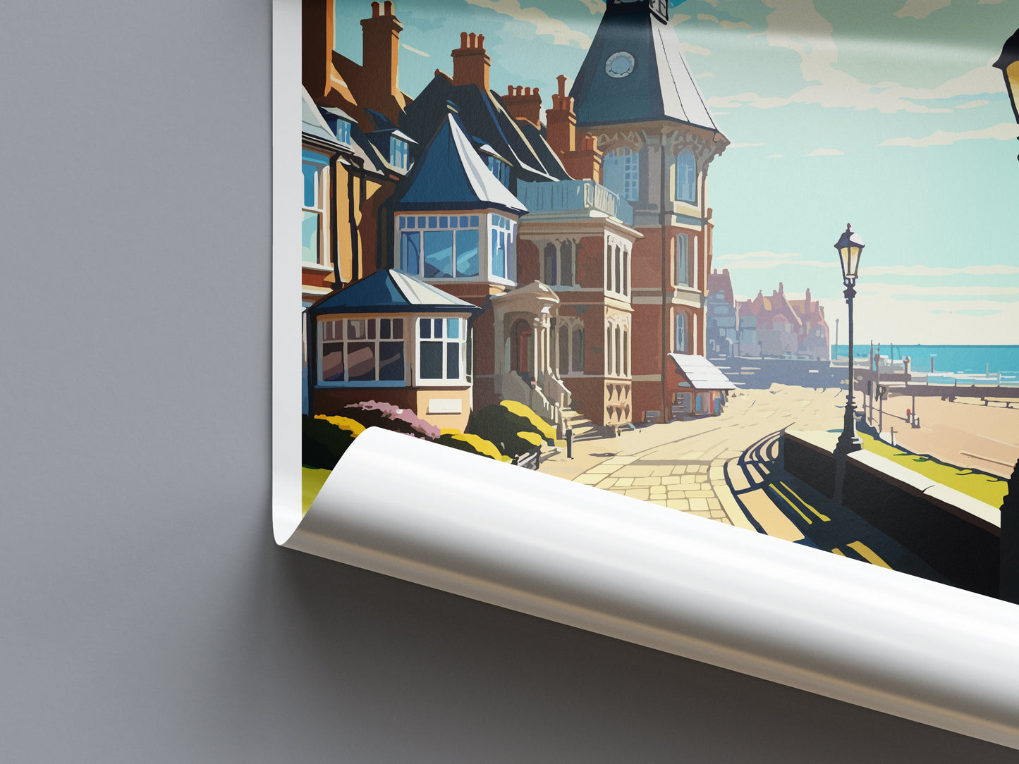 herne Bay Travel Print Wall Art herne Bay Wall Hanging Home Décor herne Bay Gift Art Lovers England Art Lover Gift Print Artwork Kent Art