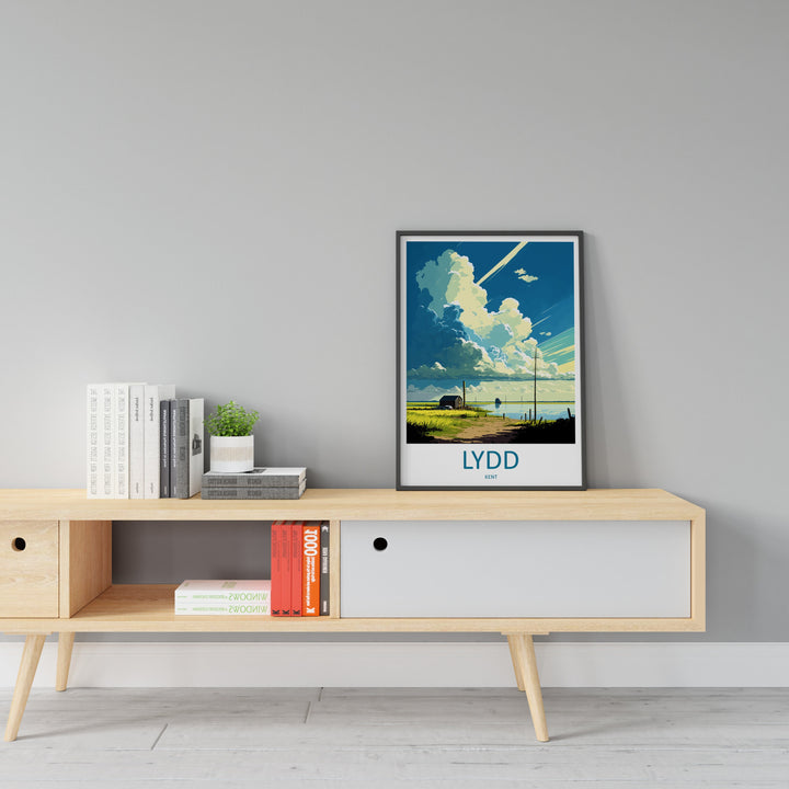 Lydd Travel Print Wall Art Lydd Wall Hanging Home Décor Lydd Gift Art Lovers England Art Lover Gift Print Artwork Kent Art
