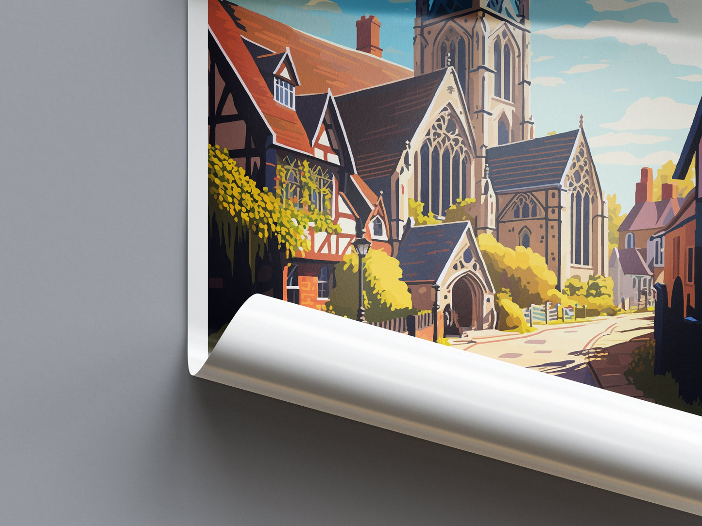 Minister Travel Print Wall Art Minister Wall Hanging Home Décor Minister Gift Art Lovers England Art Lover Gift Print Artwork Kent Art