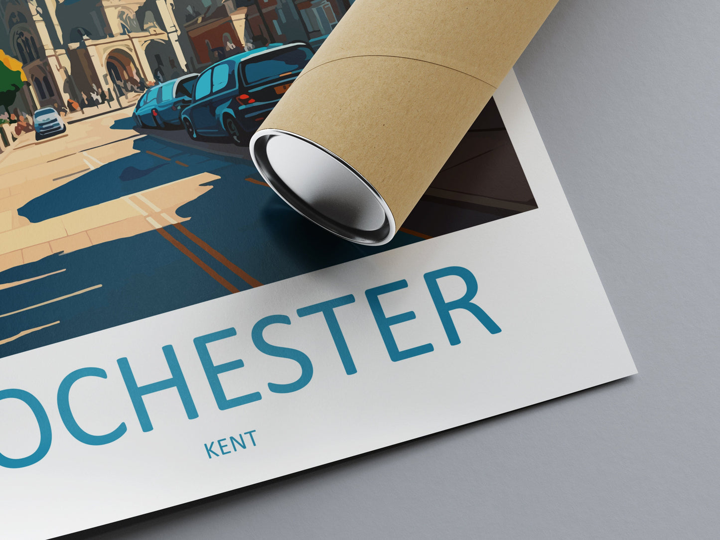Rochester Travel Print Wall Art Rochester Wall Hanging Home Décor Rochester Gift Art Lovers England Art Lover Gift Print Artwork Kent Art