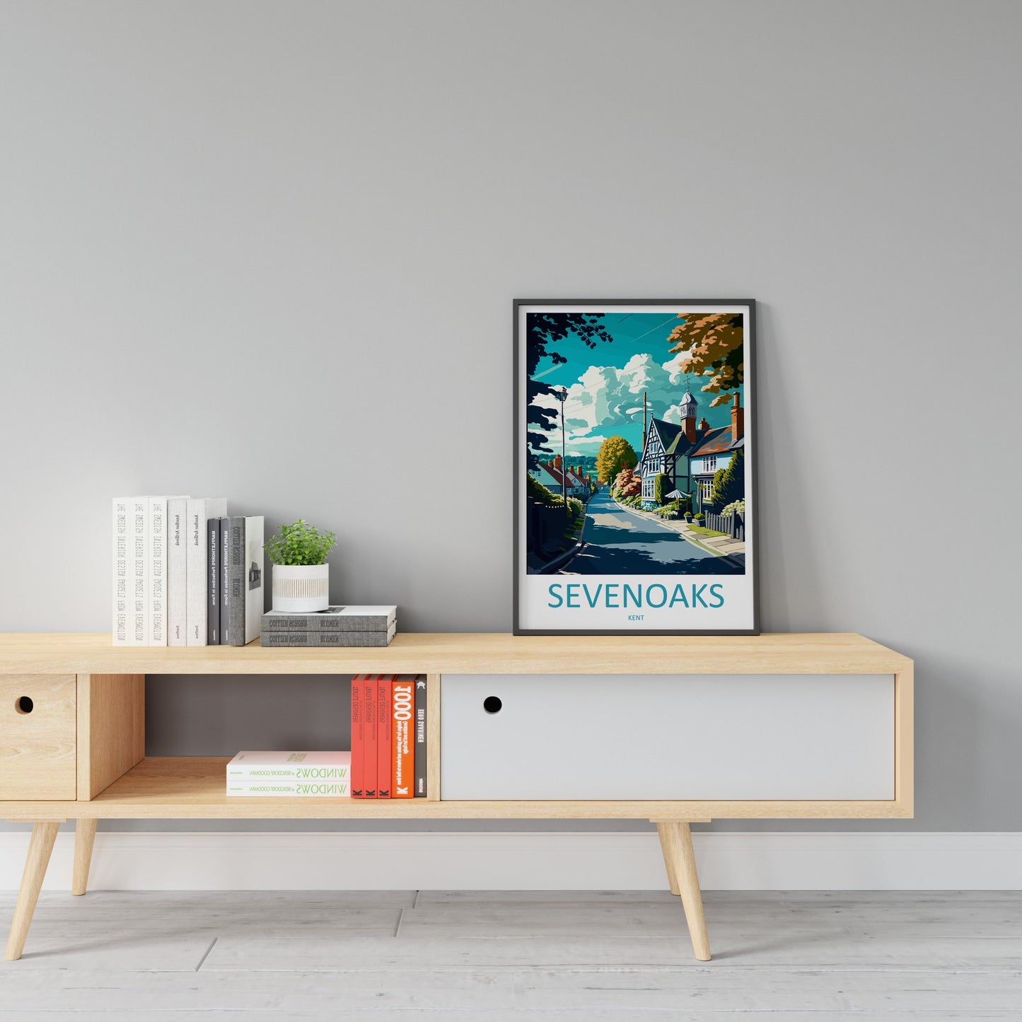 Sevenoaks Travel Print Wall Art Sevenoaks Wall Hanging Home Décor Sevenoaks Gift Art Lovers England Art Lover Gift Print Artwork Kent Art