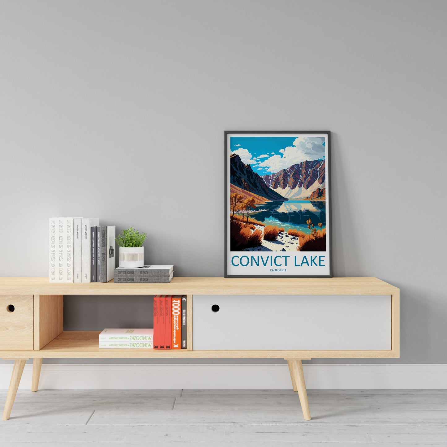 Convict Lake Travel Print Wall Art Convict Lake Wall Hanging Home Décor Convict Lake Gift Art Lovers California Art Lover Gift Convict Lake