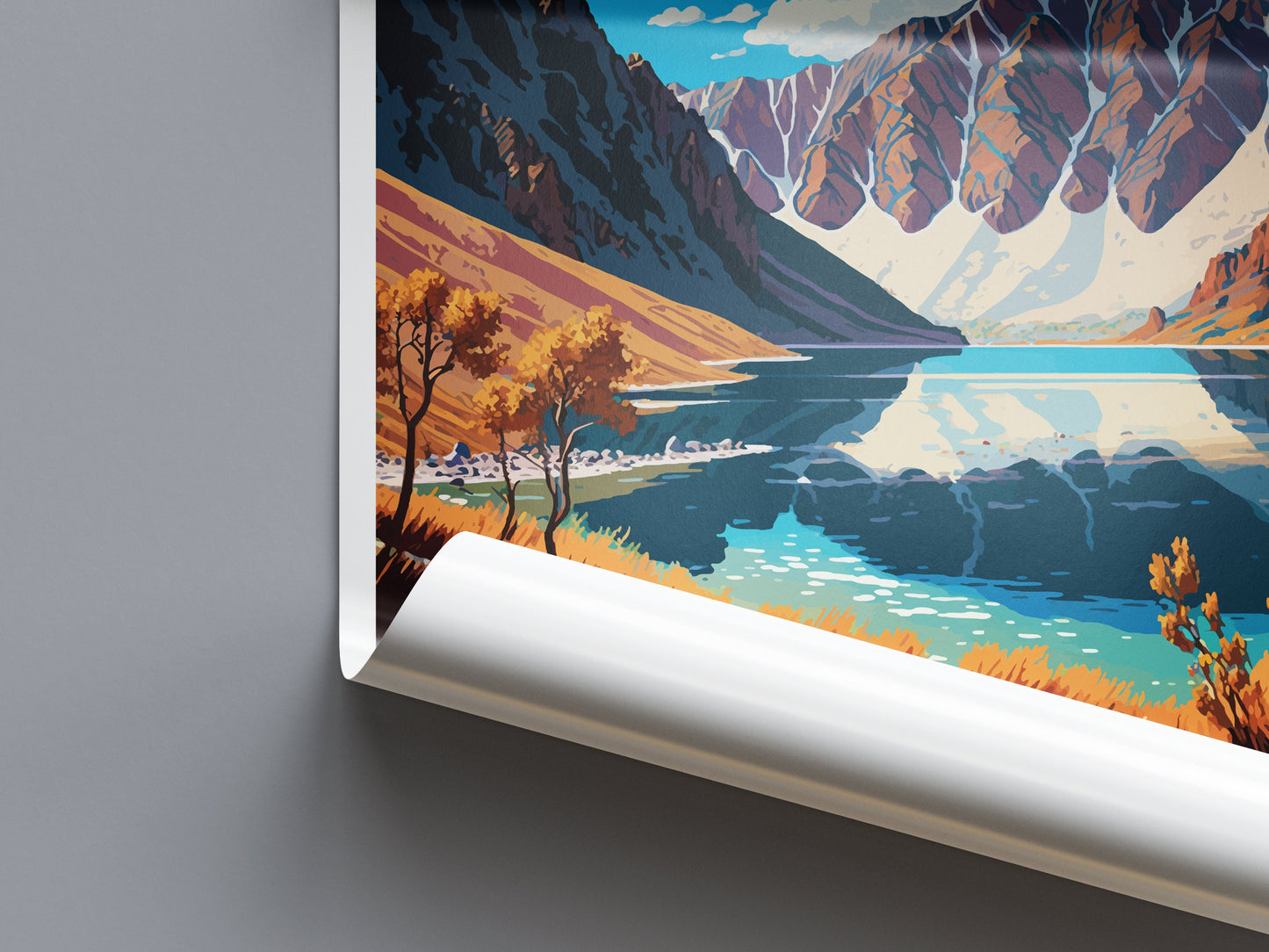 Convict Lake Travel Print Wall Art Convict Lake Wall Hanging Home Décor Convict Lake Gift Art Lovers California Art Lover Gift Convict Lake