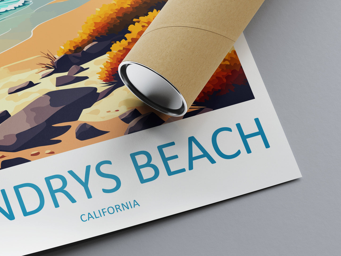 Hendrys Beach Travel Print Wall Art Hendrys Beach Wall Hanging Home Décor Hendrys Beach Gift Art Lovers California Art Lover Gift
