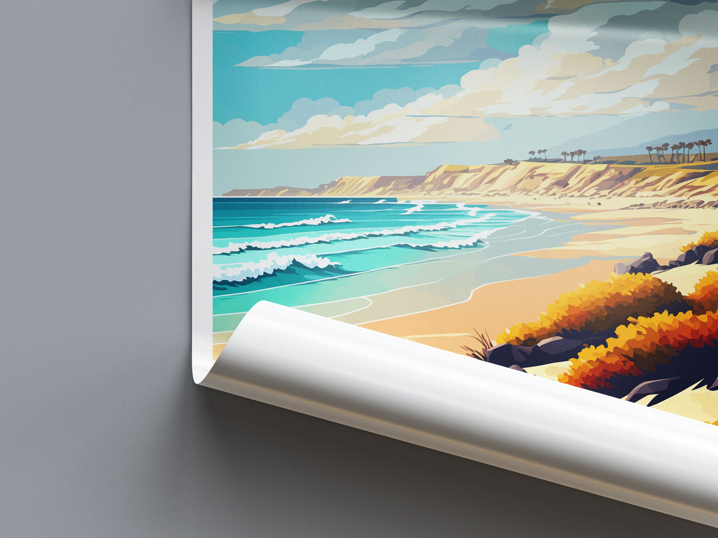 Hendrys Beach Travel Print Wall Art Hendrys Beach Wall Hanging Home Décor Hendrys Beach Gift Art Lovers California Art Lover Gift