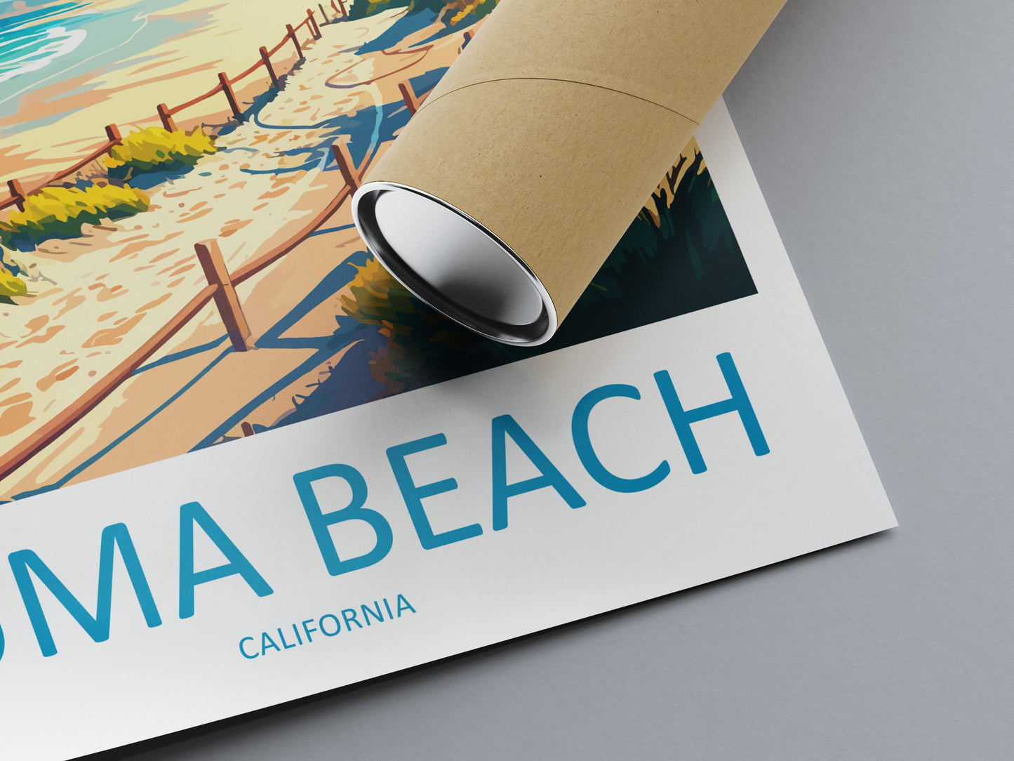 Zuma Beach Travel Print Wall Art Zuma Beach Wall Hanging Home Décor Zuma Beach Gift Art Lovers California Art Lover Gift Zuma Beach