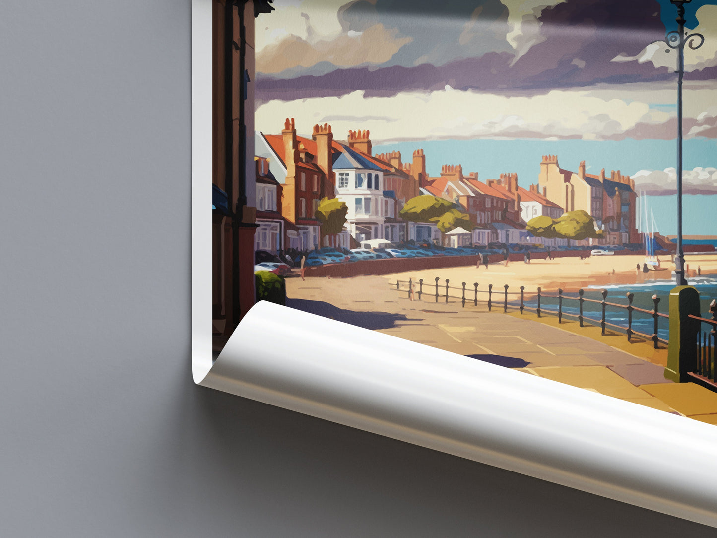 Bridlington Travel Print Wall Art Bridlington Wall Hanging Home Décor Bridlington Gift Art Lovers England Art Lover Gift Print Artwork