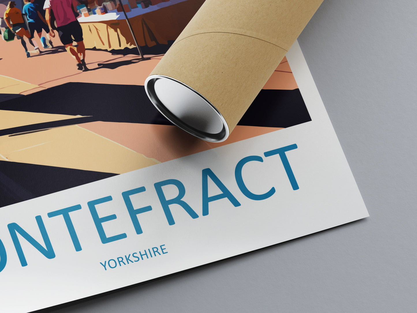 Pontefract Travel Print Wall Art Pontefract Wall Hanging Home Décor Pontefract Gift Art Lovers England Art Lover Gift Print Artwork