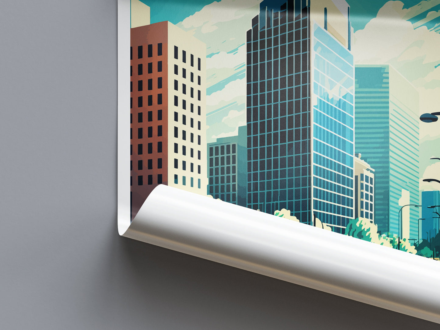 Fresno Travel Print Wall Art Fresno Wall Hanging Home Décor Fresno Gift Art Lovers California Art Poster Fresno Cali City Art Poster