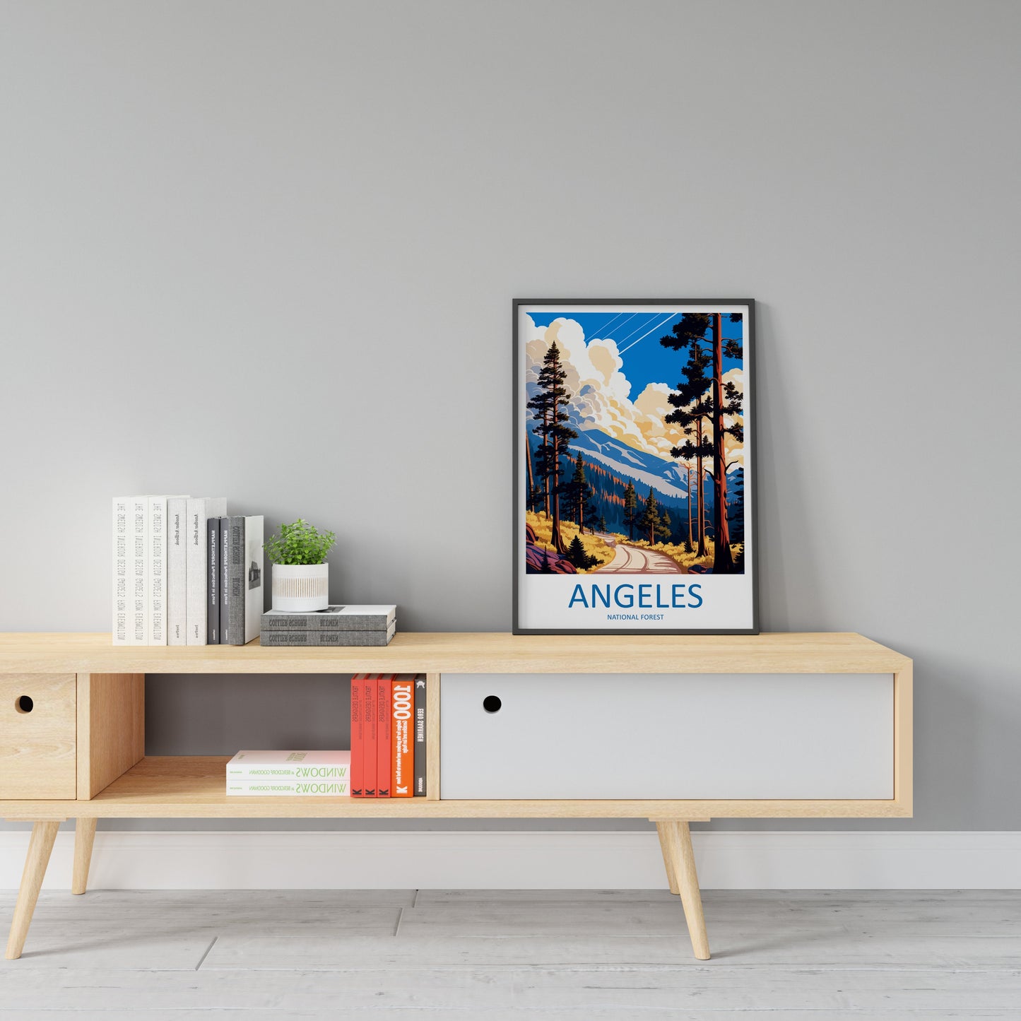Angeles National Forest Travel Print Wall Art Angeles National Forest Wall Hanging Home Décor Angeles National Forest Gift Art California