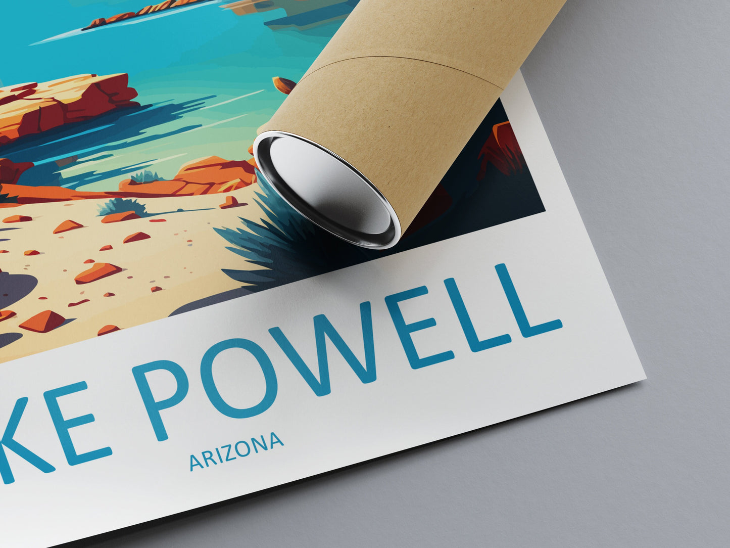 Lake Powell Travel Print Wall Art Lake Powell Wall Hanging Home Décor Lake Powell Gift Art Lovers Arizona Art Lover Gift Arizona Print