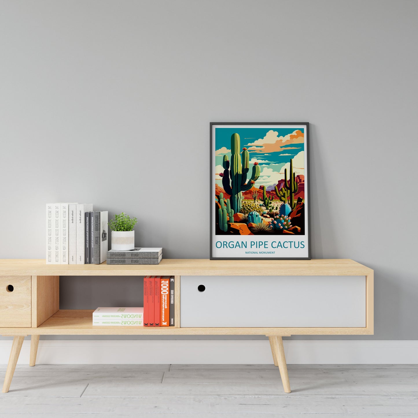 Organ Pipe Cactus National Monument Travel Print Wall Art Organ Pipe Cactus Wall Hanging Home Décor Organ Pipe Cactus Gift Art Lover Arizona