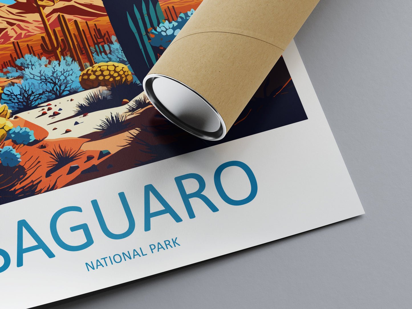 Saguaro National Park Travel Print Wall Art Saguaro National Park Wall Hanging Home Décor Saguaro National Park Gift Art Lovers Arizona Art