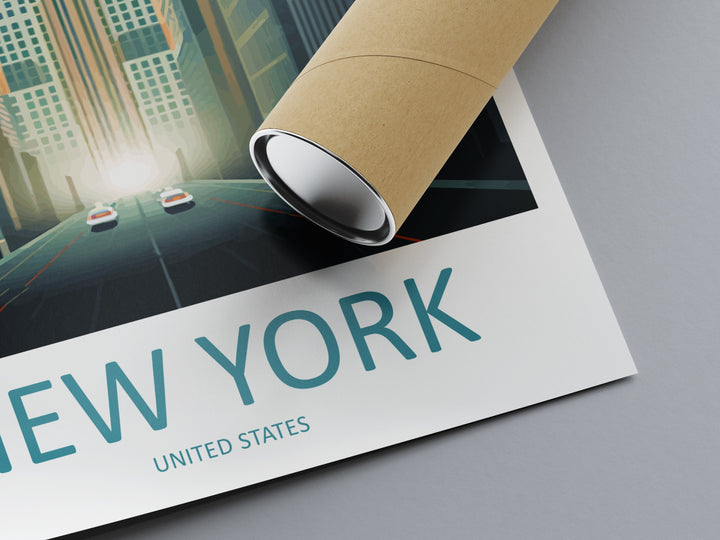 New York Travel Print Wall Art New York Wall Hanging Home Décor New York Gift Art Lovers New York State Art Gift Lover Print