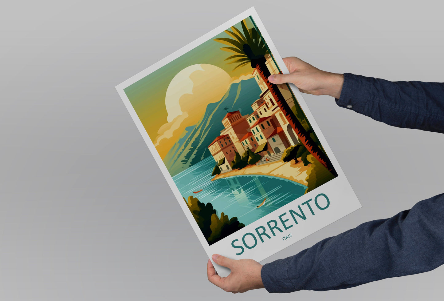 Sorrento Travel Print Wall Art Sorrento Wall Hanging Home Décor Sorrento Gift Art Lovers Italy Art Lover Gift Sorrento Print Sorrento Art