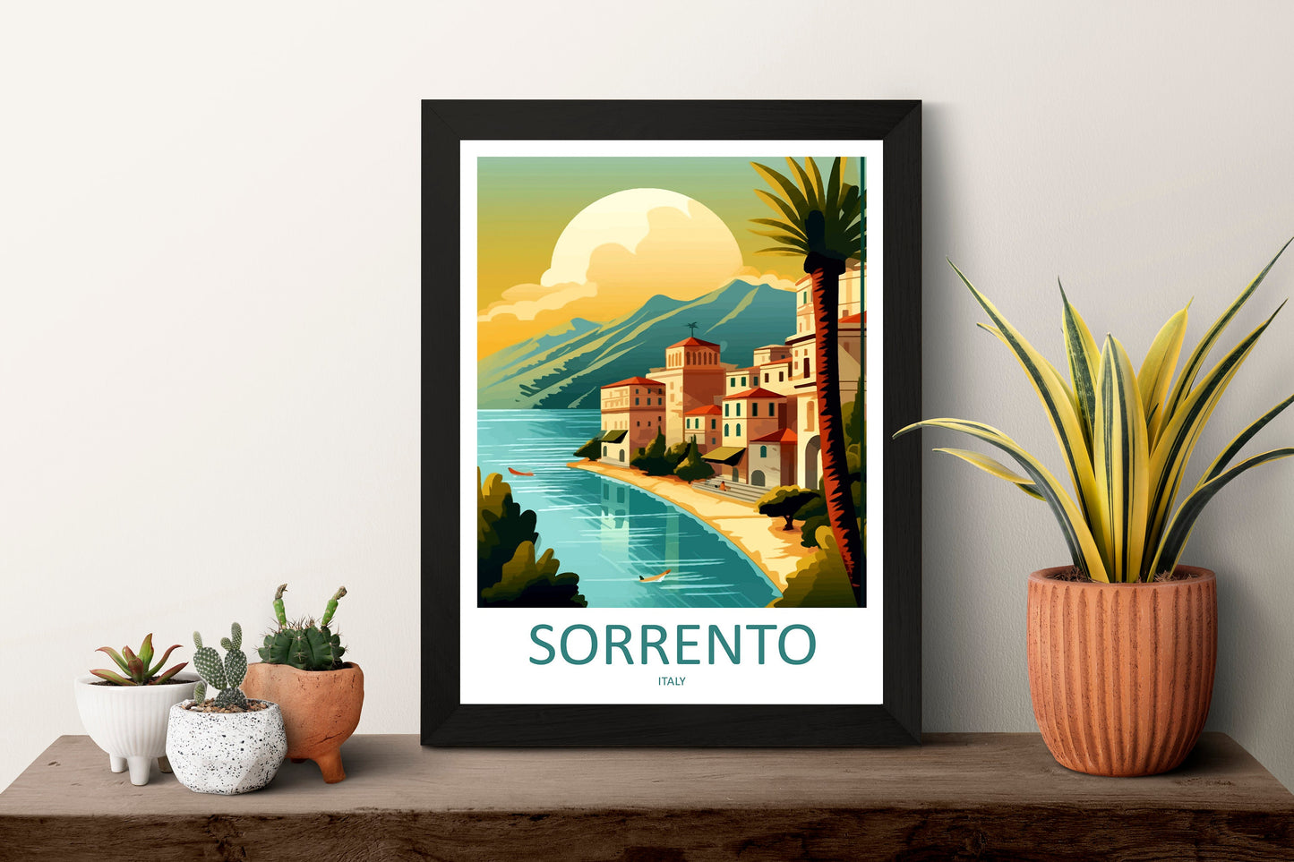 Sorrento Travel Print Wall Art Sorrento Wall Hanging Home Décor Sorrento Gift Art Lovers Italy Art Lover Gift Sorrento Print Sorrento Art