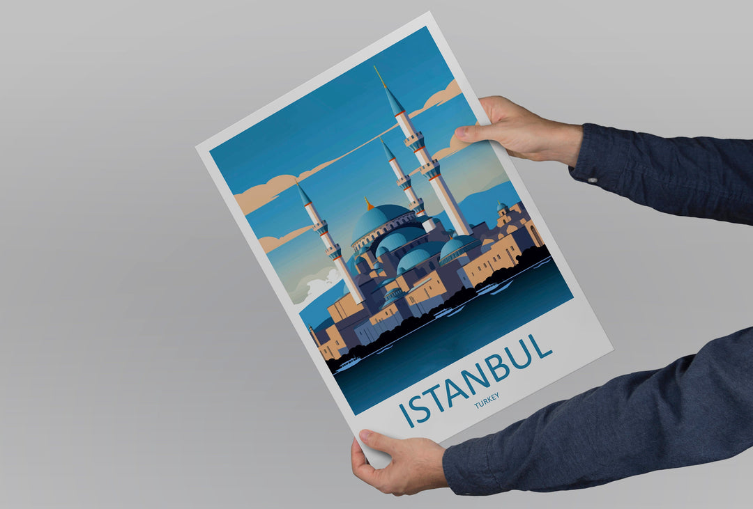 Istanbul Travel Print Wall Art Istanbul Wall Hanging Home Decoration Istanbul Gift Art Lovers Wall Art Print Art Istanbul Wall Print Turkey