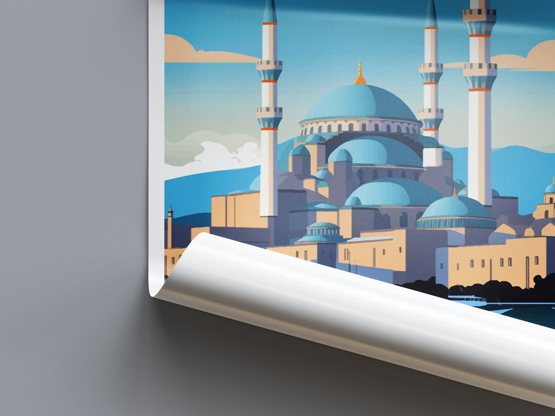 Istanbul Travel Print Wall Art Istanbul Wall Hanging Home Decoration Istanbul Gift Art Lovers Wall Art Print Art Istanbul Wall Print Turkey