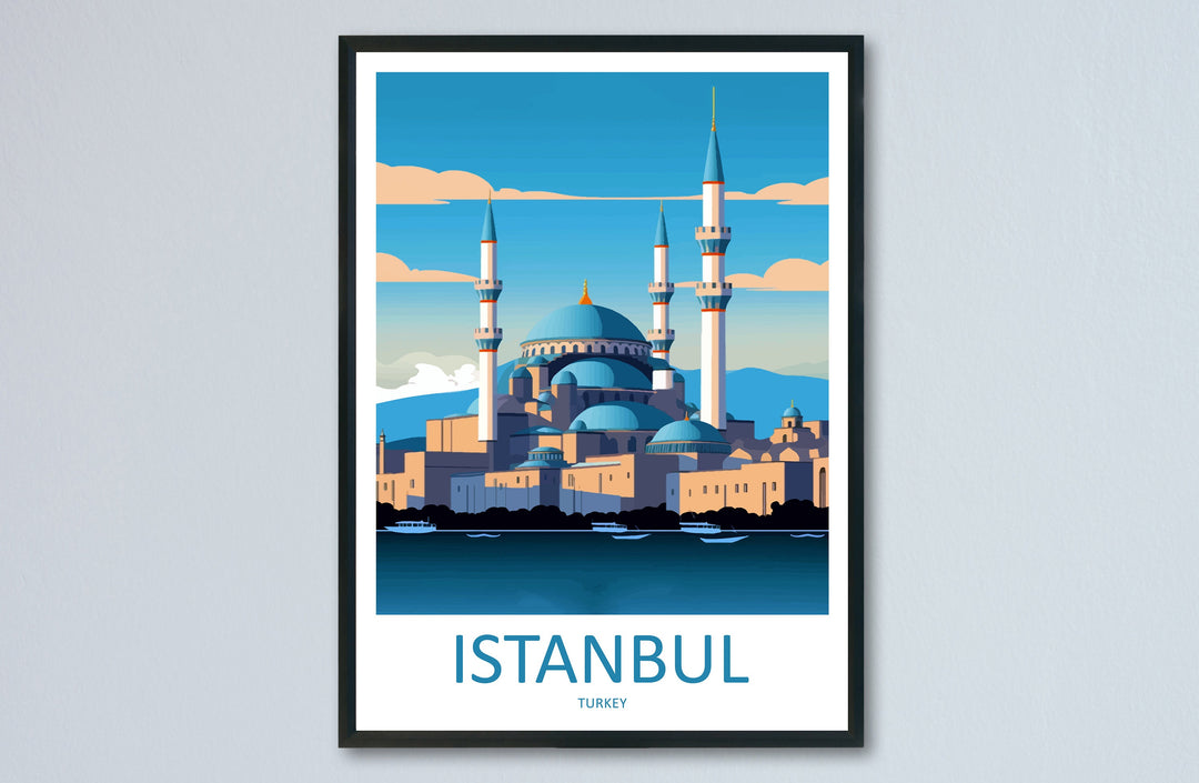 Istanbul Travel Print Wall Art Istanbul Wall Hanging Home Decoration Istanbul Gift Art Lovers Wall Art Print Art Istanbul Wall Print Turkey
