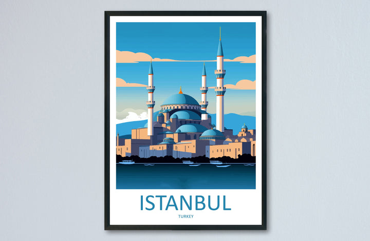 Istanbul Travel Print Wall Art Istanbul Wall Hanging Home Decoration Istanbul Gift Art Lovers Wall Art Print Art Istanbul Wall Print Turkey