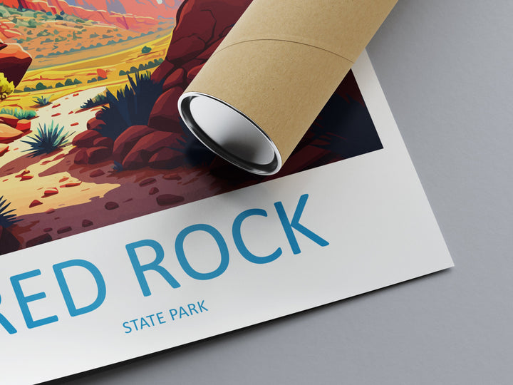 Red Rock Travel Print Wall Art Red Rock Wall Hanging Home Décor Red Rock Gift Art Lovers Arizona Art Lover Travel Gift For Arizona Lovers