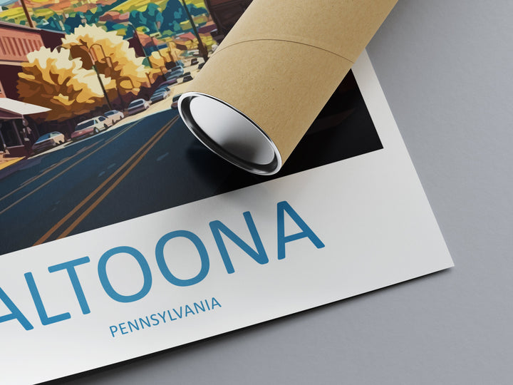 Altoona Travel Print Wall Art Altoona Wall Hanging Home Décor Altoona Gift Art Lovers Pennsylvania Art Lover Gift Pennsylvania Travel Poster