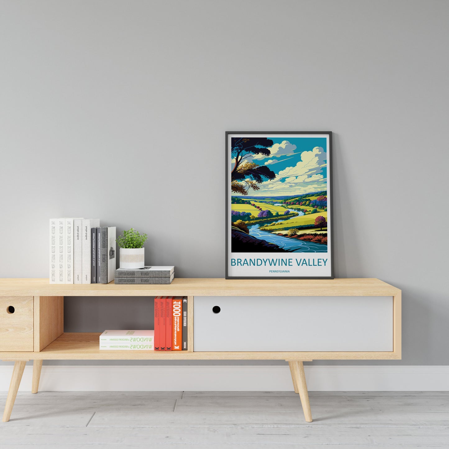 Brandywine Valley Travel Print Wall Art Brandywine Valley Wall Hanging Home Décor Brandywine Valley Gift Art Lovers Pennsylvania Art Lover