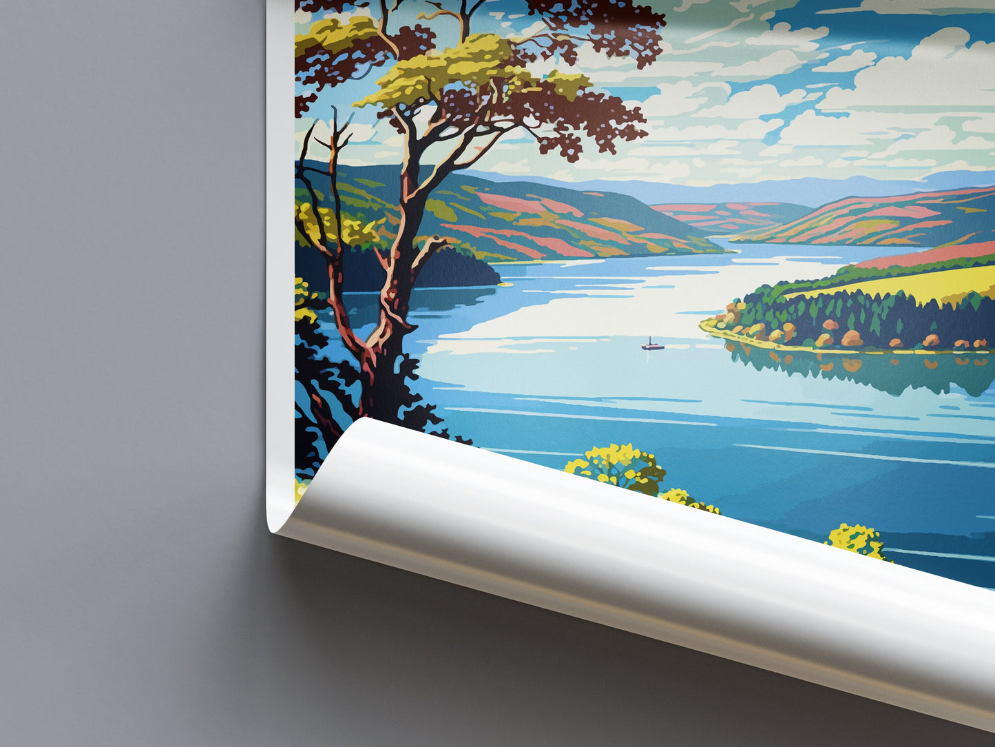 Raystown Lake Travel Print Wall Art Raystown Lake Wall Hanging Home Décor Raystown Lake Gift Art Lovers Pennsylvania Art Lover Travel Poster