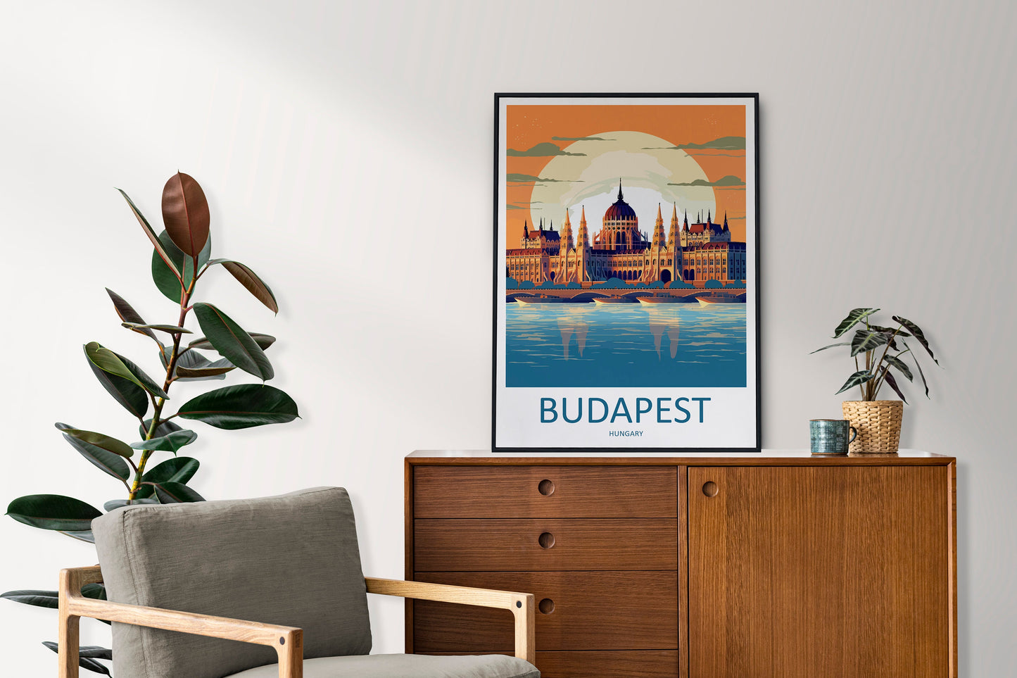 Budapest Travel Print Wall Art Budapest Wall Hanging Home Décor Budapest Gift Art Lovers Hungary Art Lover Gift Budapest Wall Décor