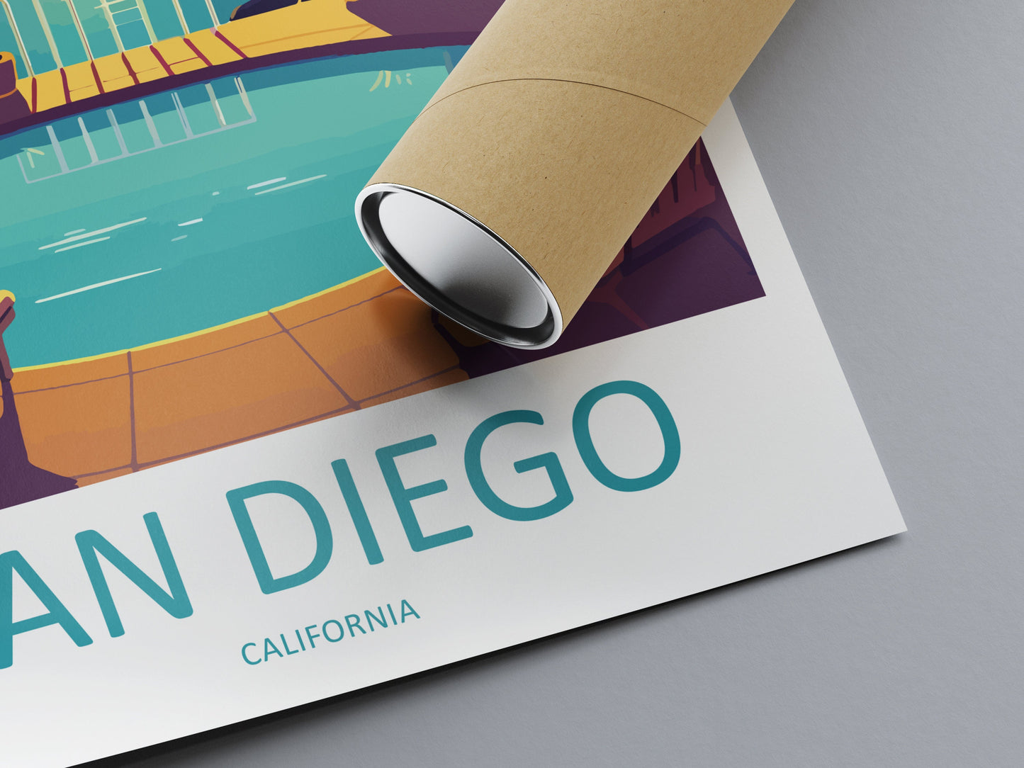San Diego Travel Print Wall Art San Diego Wall Hanging Home Décor San Diego Gift Art Lovers California Art Lover Gift San Diego Poster