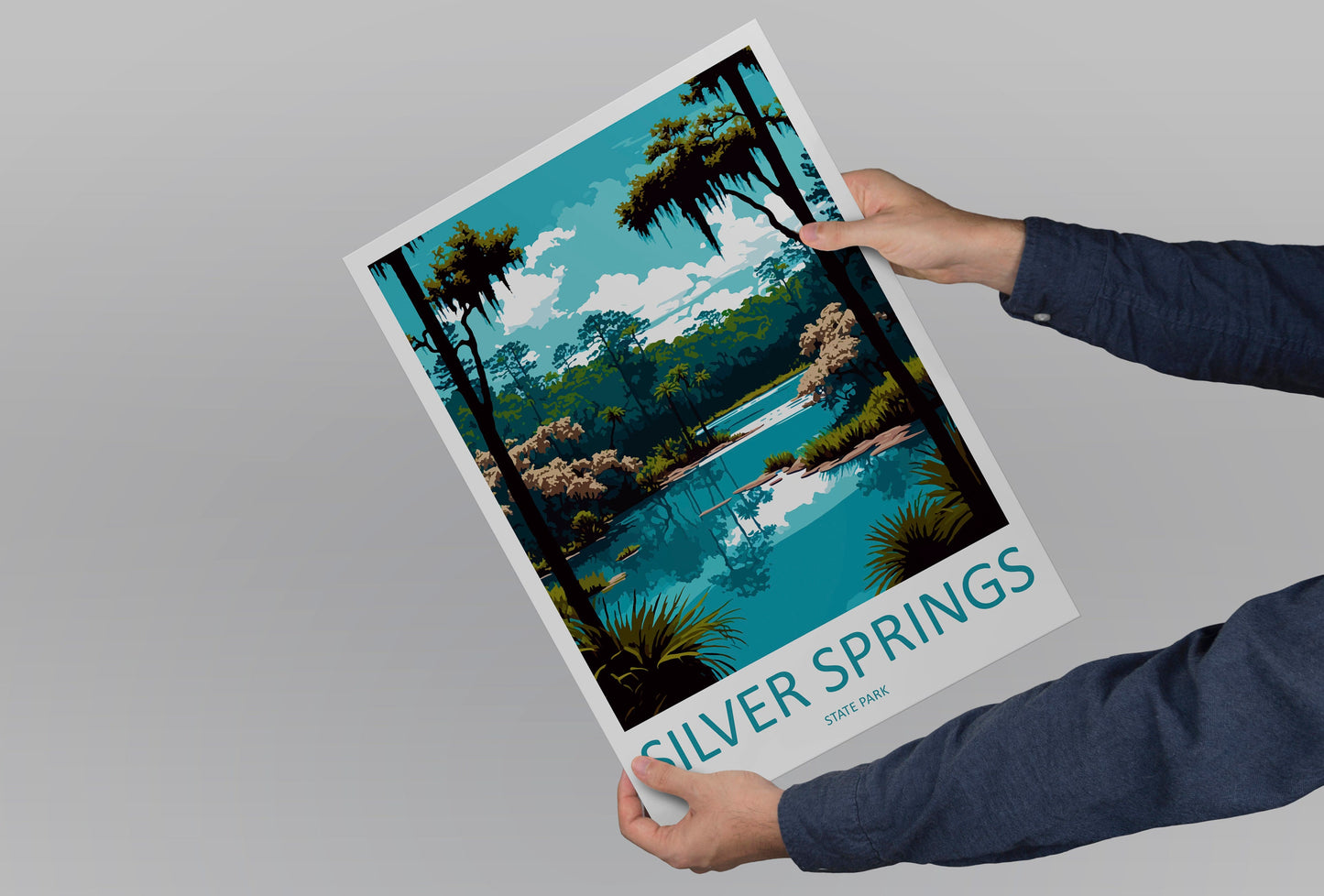 Silver Springs State Park Travel Print Wall Art Silver Springs State Park Wall Hanging Home Décor Silver Springs State Park Gift Art Lovers