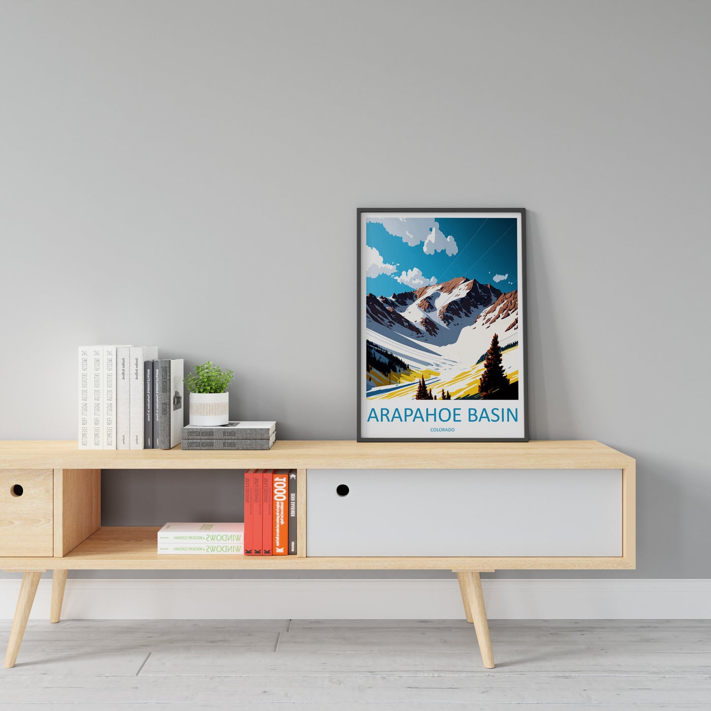 Arapahoe Basin Travel Print Wall Art Arapahoe Basin Wall Hanging Home Décor Arapahoe Basin Gift Art Lovers Colorado Art Lover Gift