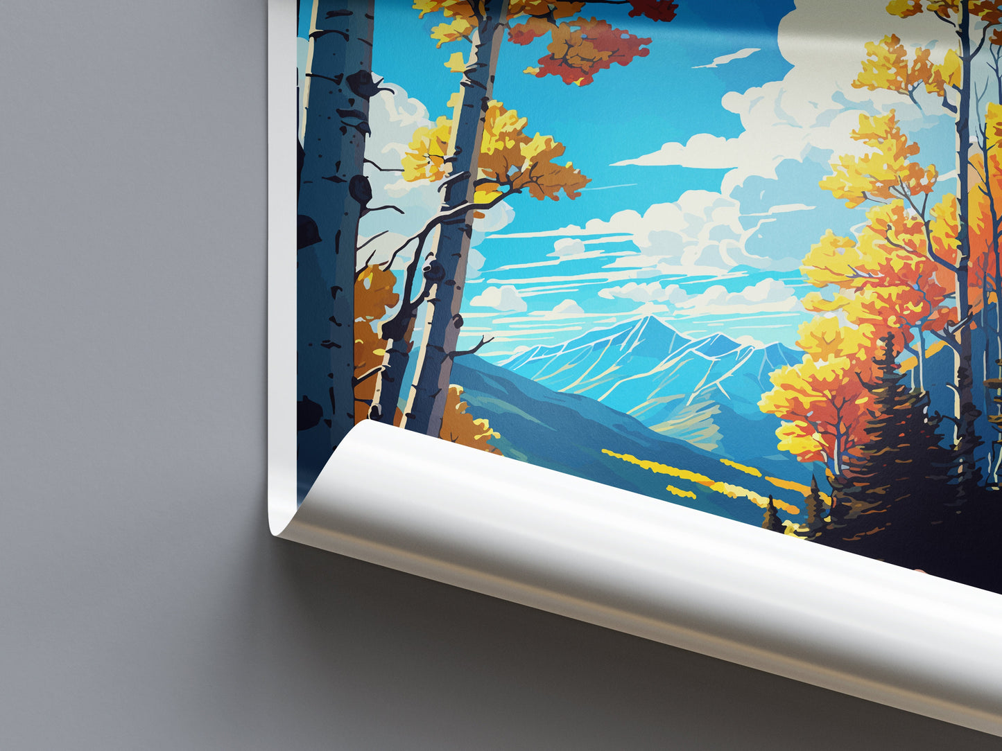 Aspen Ski Resort Travel Print Wall Art Aspen Ski Resort Wall Hanging Home Décor Aspen Ski Resort Gift Art Lovers Colorado Art Lover Gift