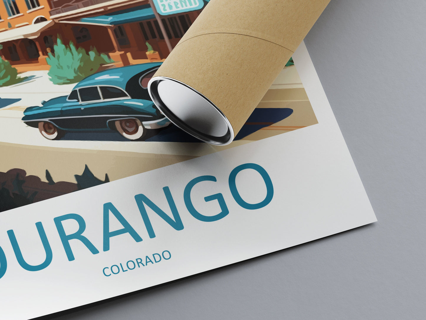 Durango Travel Print Wall Art Durango Wall Hanging Home Décor Durango Gift Art Lovers Colorado Art Gift Lover Print For Durango Lovers Print