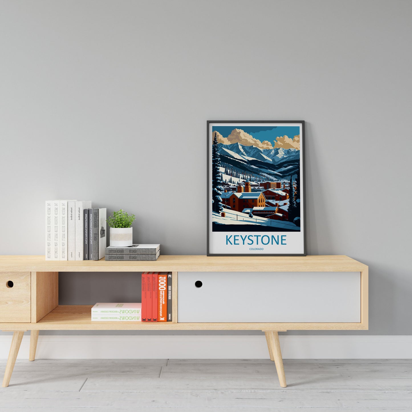 Keystone Travel Print Wall Art Keystone Wall Hanging Home Décor Keystone Gift Art Lovers Colorado Art Gift Lover Print