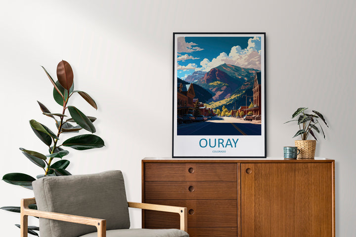Ouray Travel Print Wall Art Ouray Wall Hanging Home Décor Ouray Gift Art Lovers Colorado Art Gift Lover Print For Ouray Art Lovers