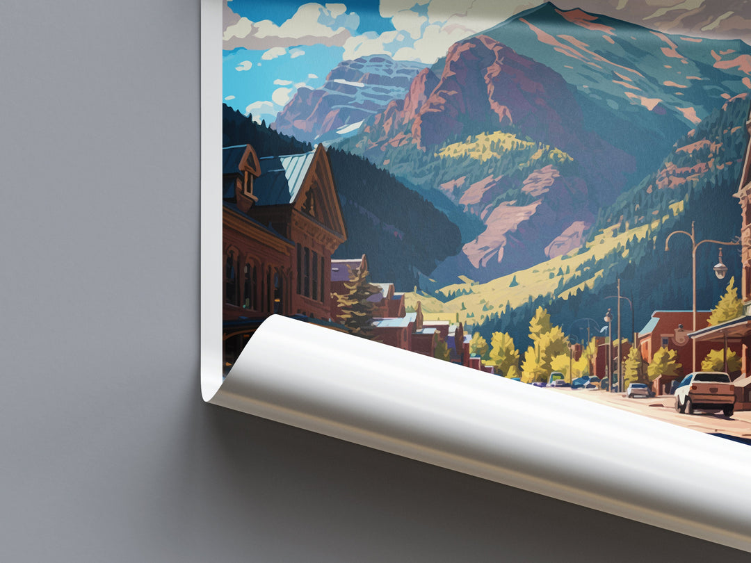 Ouray Travel Print Wall Art Ouray Wall Hanging Home Décor Ouray Gift Art Lovers Colorado Art Gift Lover Print For Ouray Art Lovers